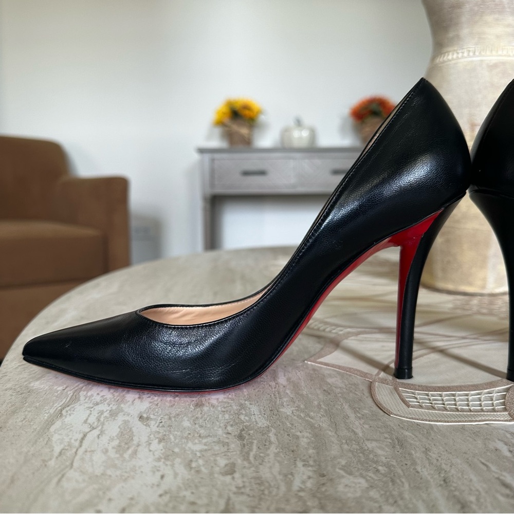 Christian Louboutin - Apostrophy Pump 100mm In Na… - image 8